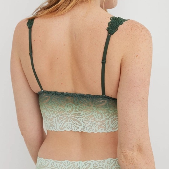 Aerie Ombre Firework Lace Padded Plunge Bralette size M - Picture 5 of 6